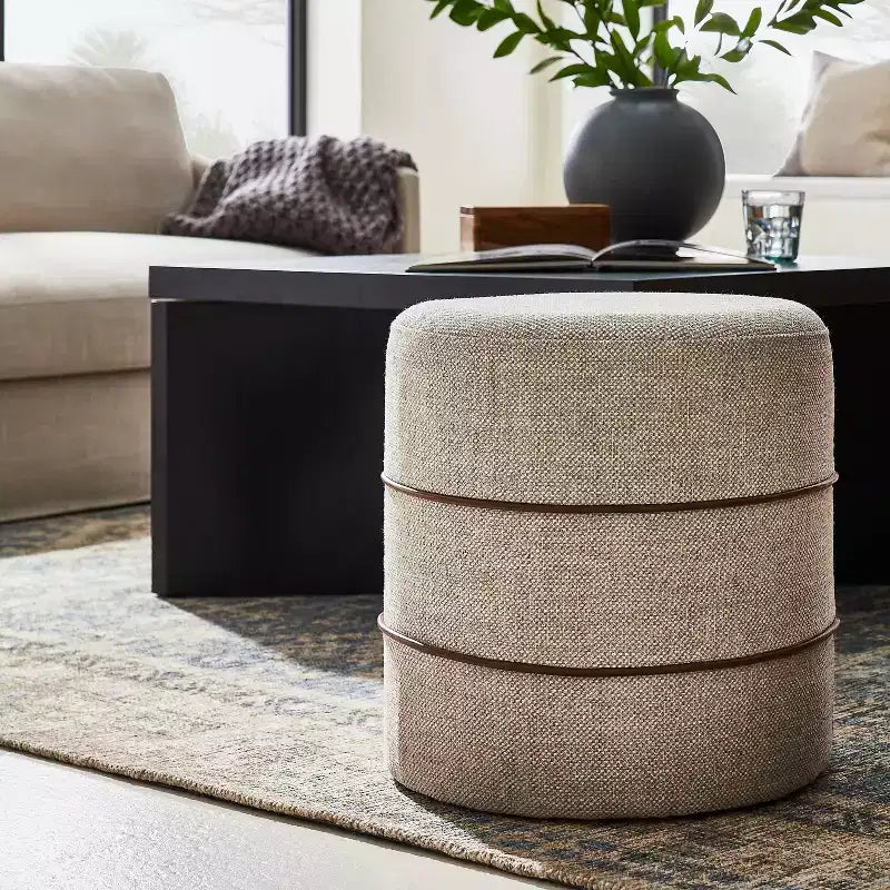 6-laden commode met vergrendelingsontwerp, amber walnoot afwerking