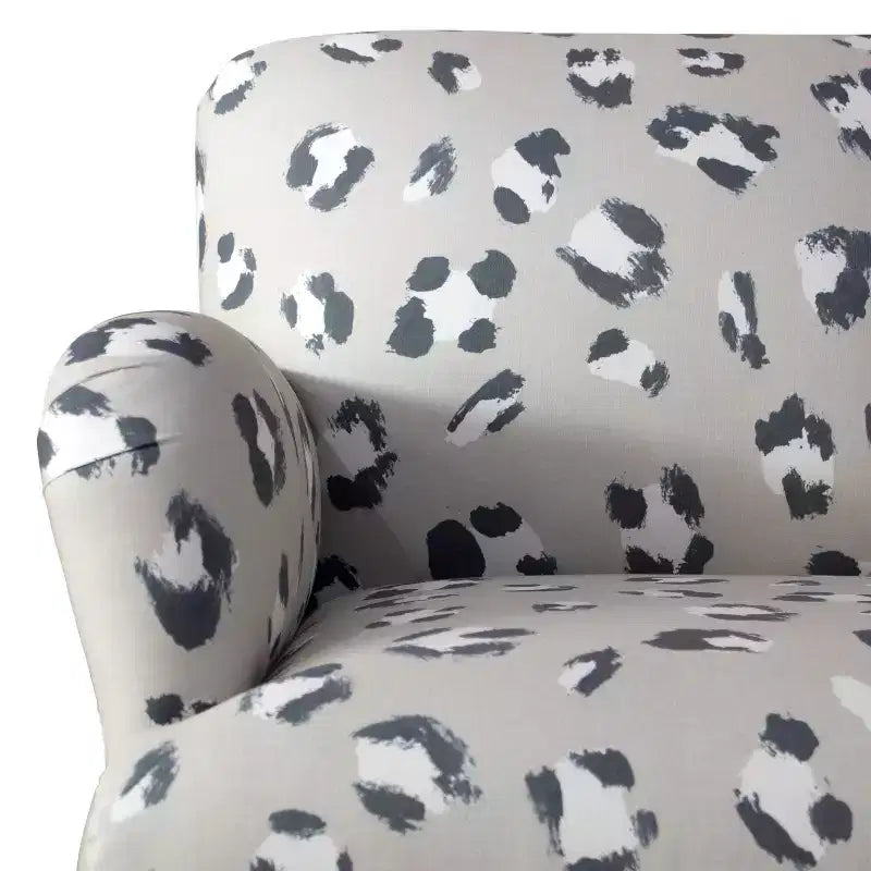 Desenli Döşemeli Vurgu Sandalye, Cesur Baskı, Oturma Odası Öne Çıkan Oturma